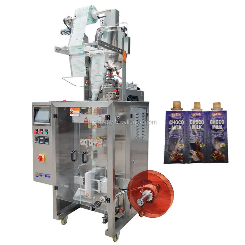 New Good Quality Automatic Granula Powder Liquid Paste Sachet Packing Machine for Food with Round Corner Design