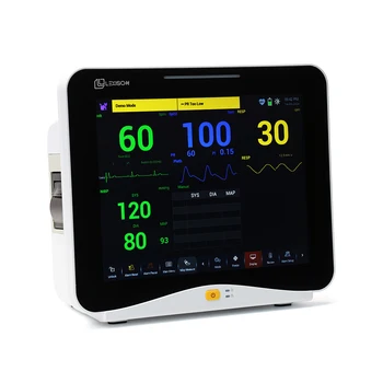 Lexison PPM-H12V High Quality 12.1inch Touch Screen Patient Monitor Multi-Parameter Vital Signs Diagnostic Equipment Veterinary