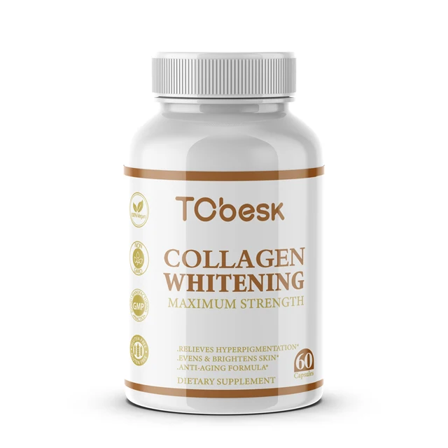 OEM/ODM Private Label Healthcare Supplement Beauty Products Collagen Peptide Capsule for Skin Whitening Elasticity Enhancement
