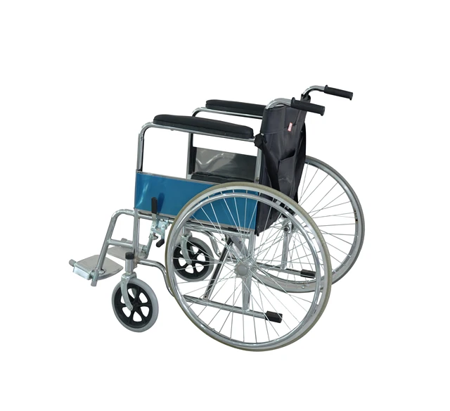 High quality cheap electroplated wheelchair for patients&the disabled