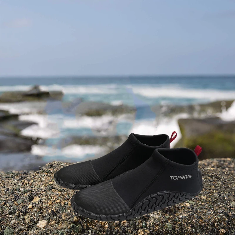 Men's Non Slip Water Sports Swim Shoes 5mm Neoprene Waterproof Diving ...