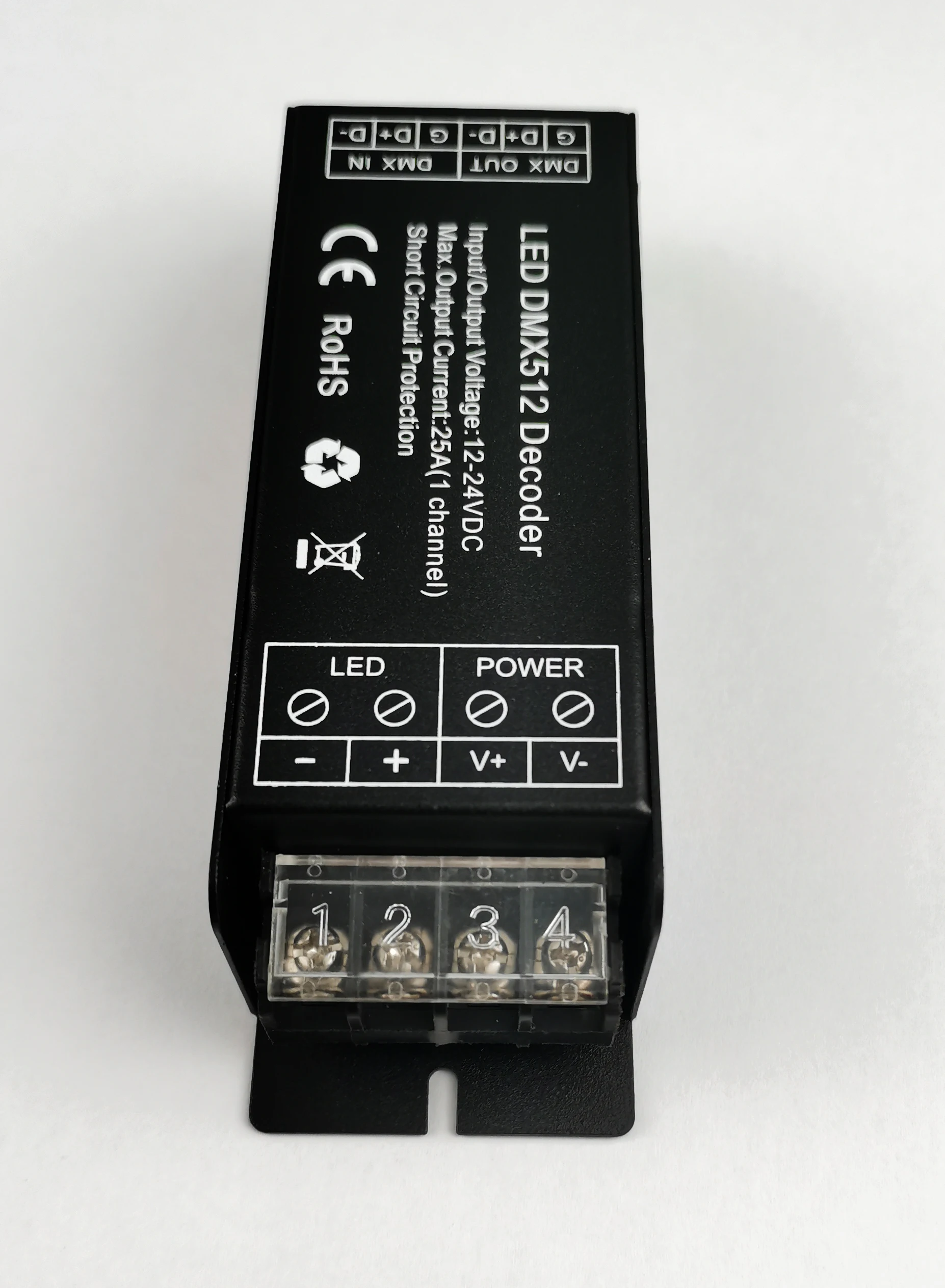 1 Channel DMX Decoder Single Color DMX512 Controller Dimming LED Strip DMX512 Decoder