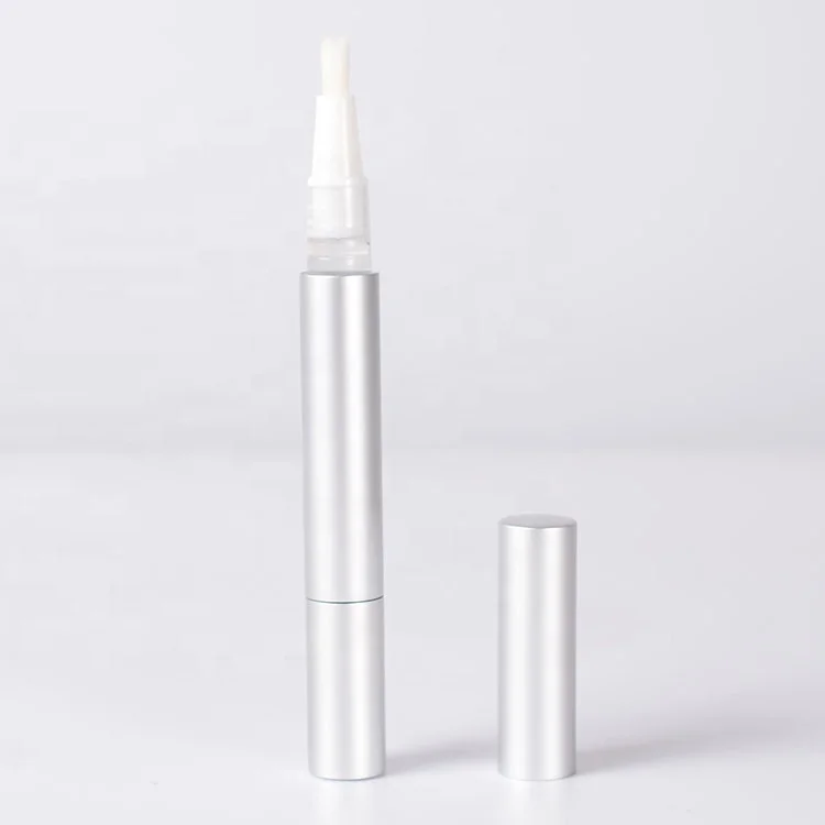 2ml Plastic Empty Nail Nutrition Oil Pen with Brush, Plastic Cosmetic Twist Pen Packaging