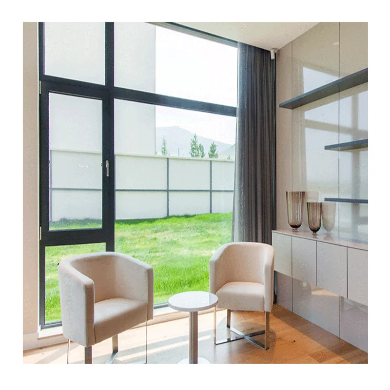 Uganda Style Window and Door Supply Burglar Proof Aluminium Sliding Window With Grill Design and Mosquito Net