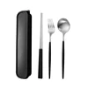1Ensemble 3 pièces noir argent