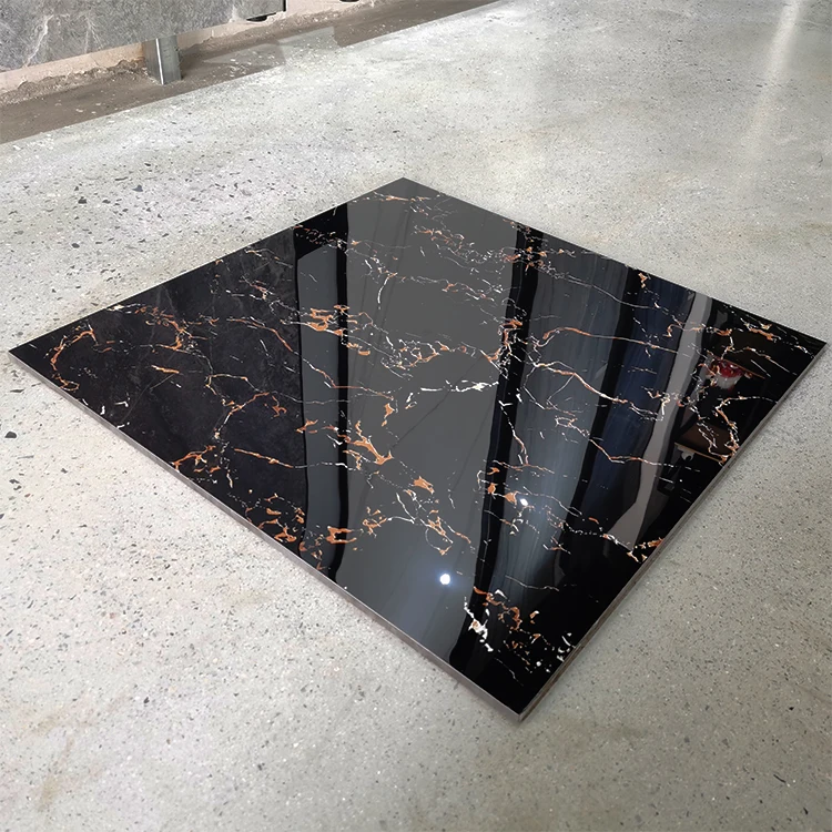 60x60 80x80 Glossy Marble Floor Tiles Polished Glazed Porcelanto