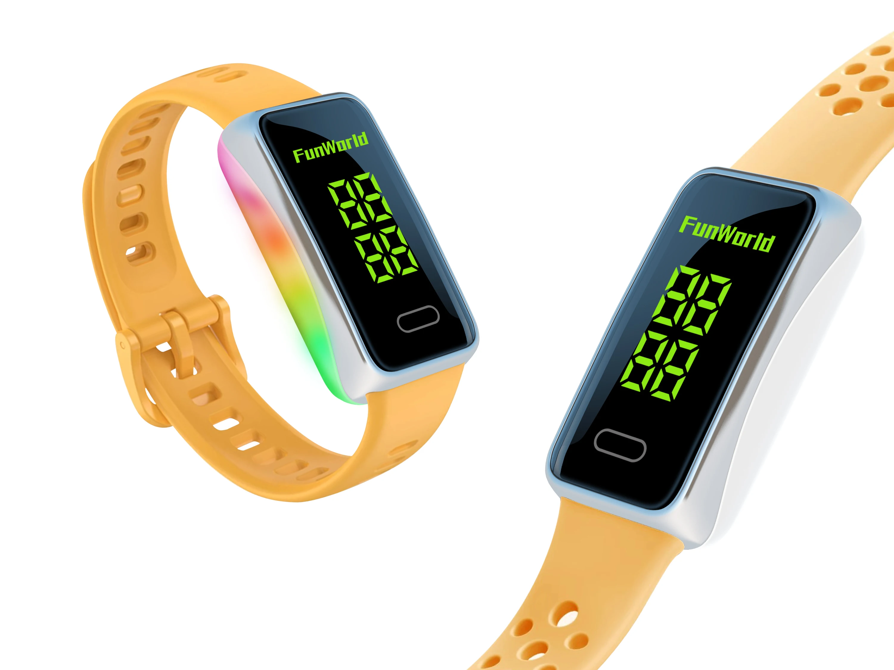 Flashing Light Vibration Alert Timer Watch Playground Amusement Park Membership Wristband Time Display/Identification supplier