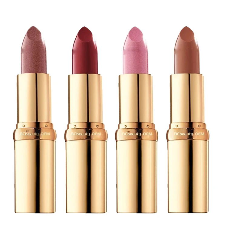 Makeup Set Kit Supplier Moisturizing Creamy Long Lasting Waterproof Lipstick Rose Gold Cruelty Free Vendor