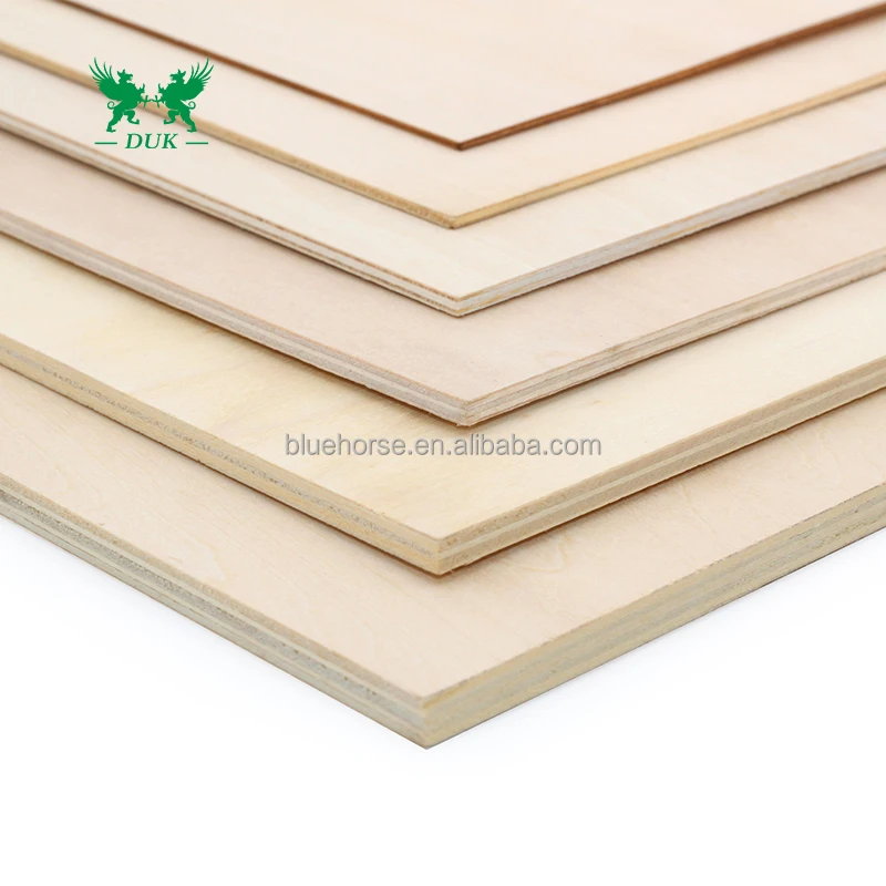 Wholesale 1.5mm 2mm 3mm 4mm 5mm Basswood Plywood Sheet Laser Cutting Thin  Craft Commercial Basswood Plywood From m.