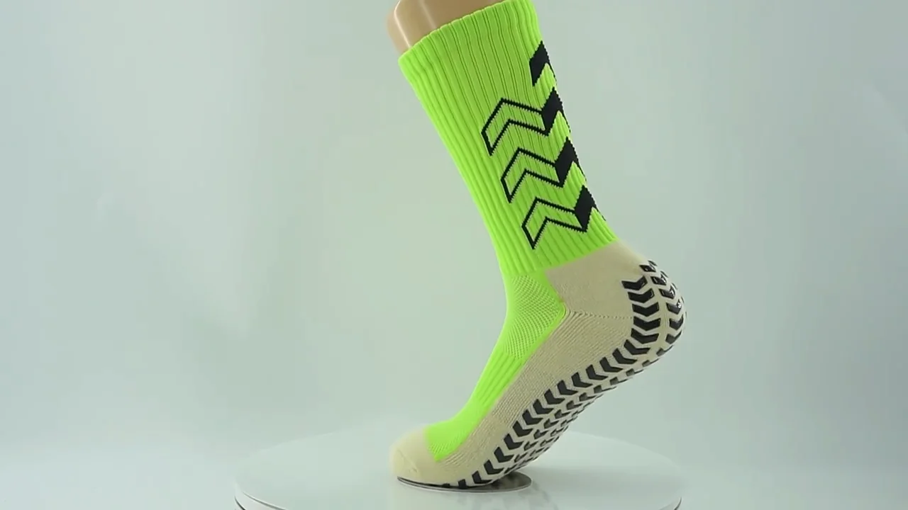 Custom Grip Socks With Logo Cushioned Anti Slip Soccer Socks Custom Soccer Socks Football Buy