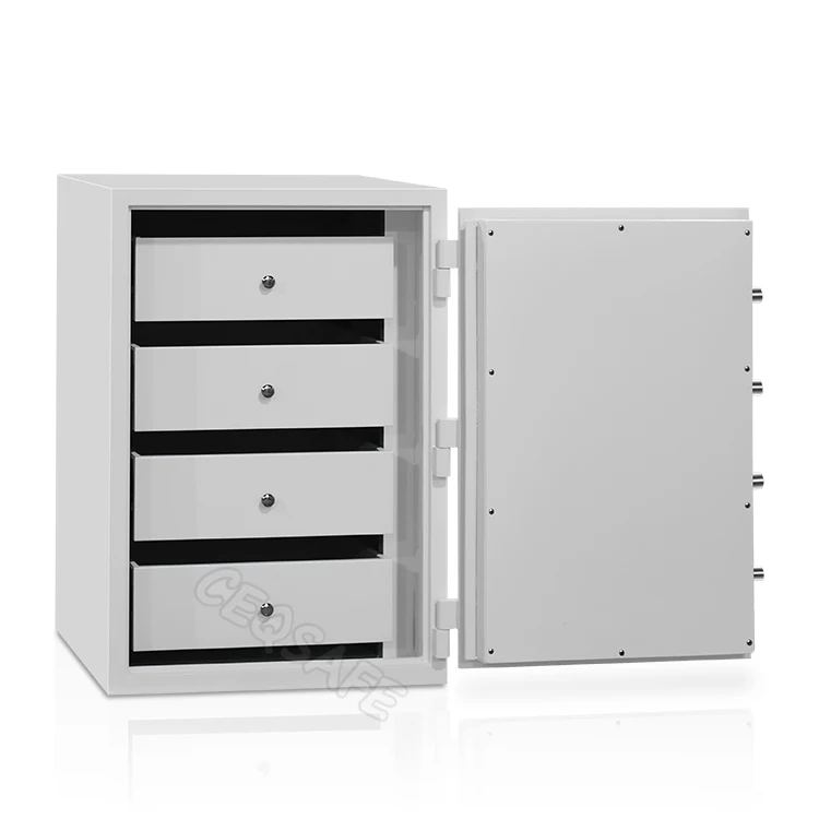 CEQSAFE High-end Pharmacy Narcotic Digital  Galvanized Stainless Steel Medicine Safe Box