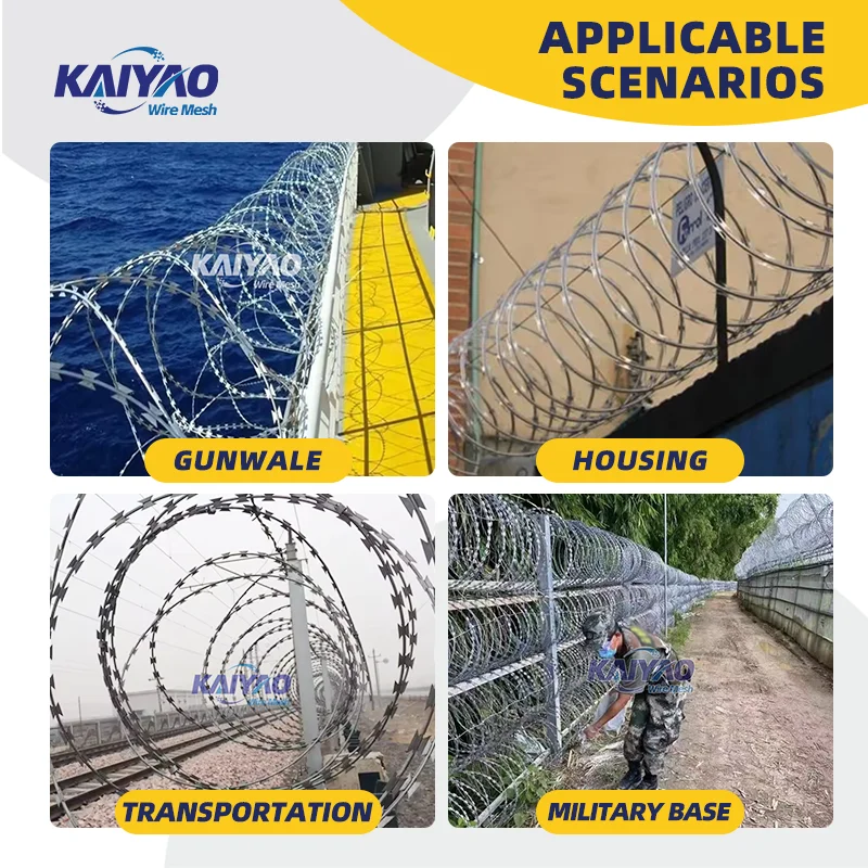 Reinforced Razor Wire Rope: Secure Isolation Fence for Outdoor Pasture Protection, Guarding the Safety Boundaries of Livestock