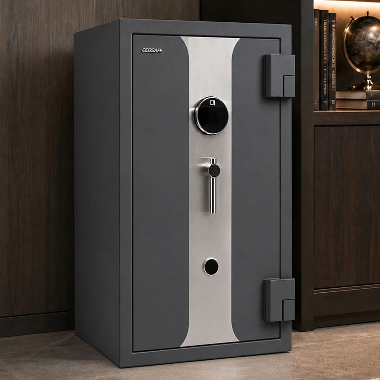 AJ-1000 CEQSAFE Fire-Resistant Digital Electronic Combination Lock Steel Alloy Metal Fireproof Safe Box Cabinet Money Security Safes