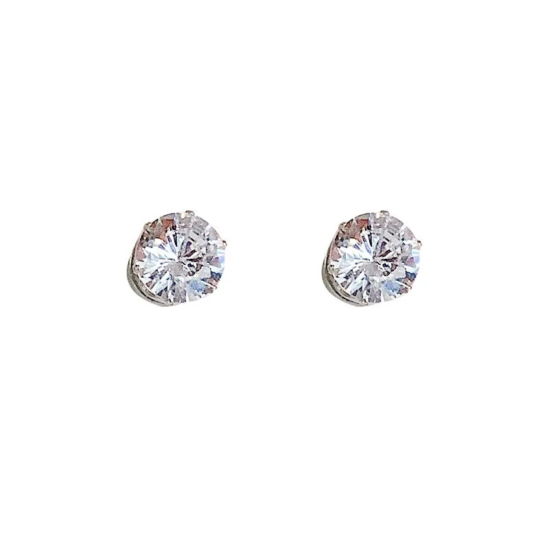 4MM-8MM Fashion Diamond Magnet Earrings No Ear Piercing Ear Clip Diamond  Sweet Girl Popular Earrings Jewelry Women Men