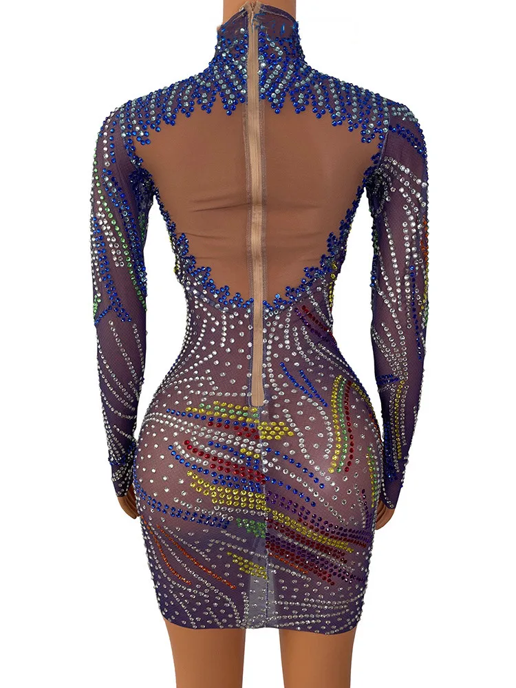 bodycon indian dress Brown Ribbed Bodycon Dress main image 0