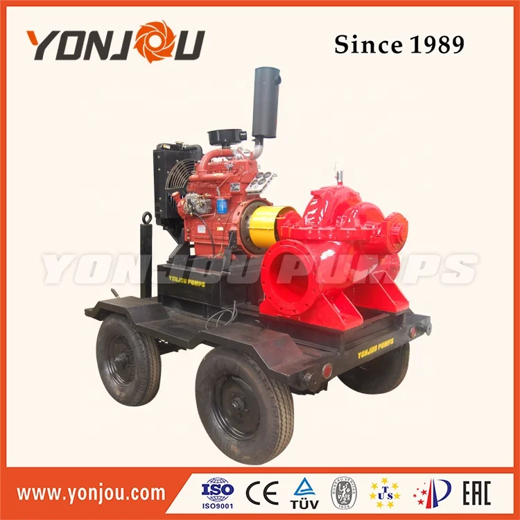 Horizontal Split Case Diesel Engine Fire Fighting Centrifugal Pump