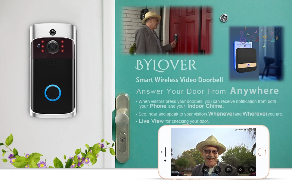 bylover video doorbell