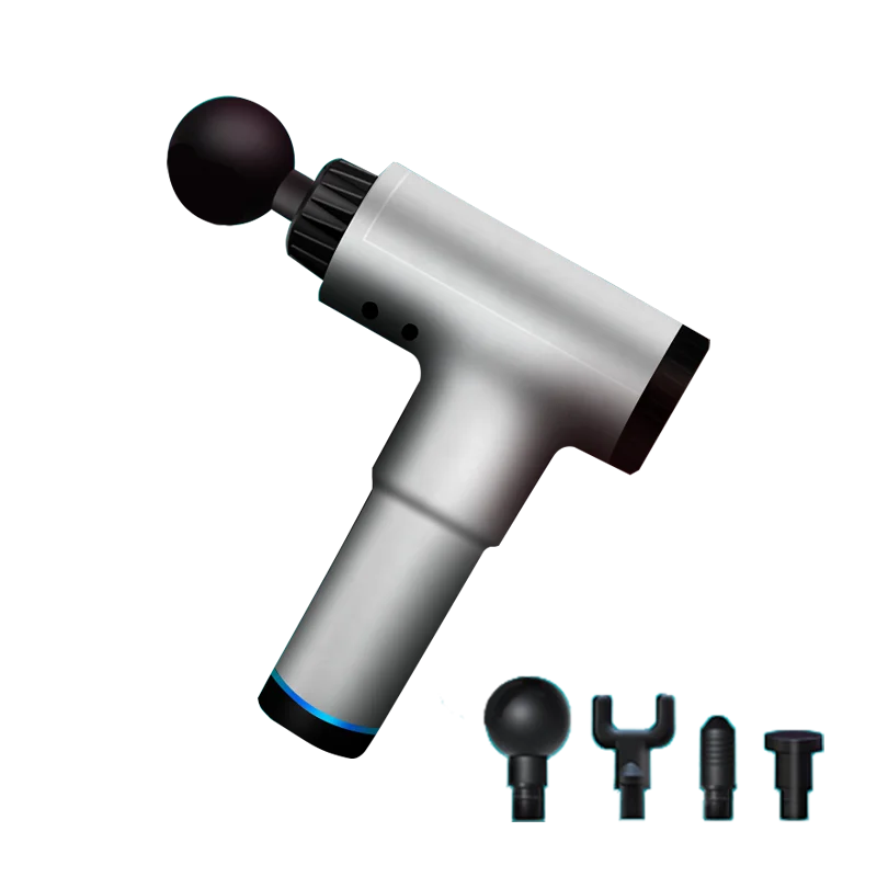 Pistola de masaje corporal de mano, pistola masajeadora muscular de  percusión de tejido profundo para atletas, terapia de alivio del dolor y