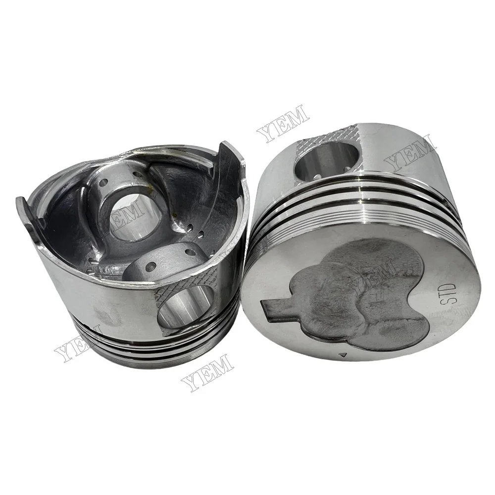 L3C Overhaul Rebuild Kit Without Valve Kit Compatible with Mitsubishi L3C Engine Tractor 5