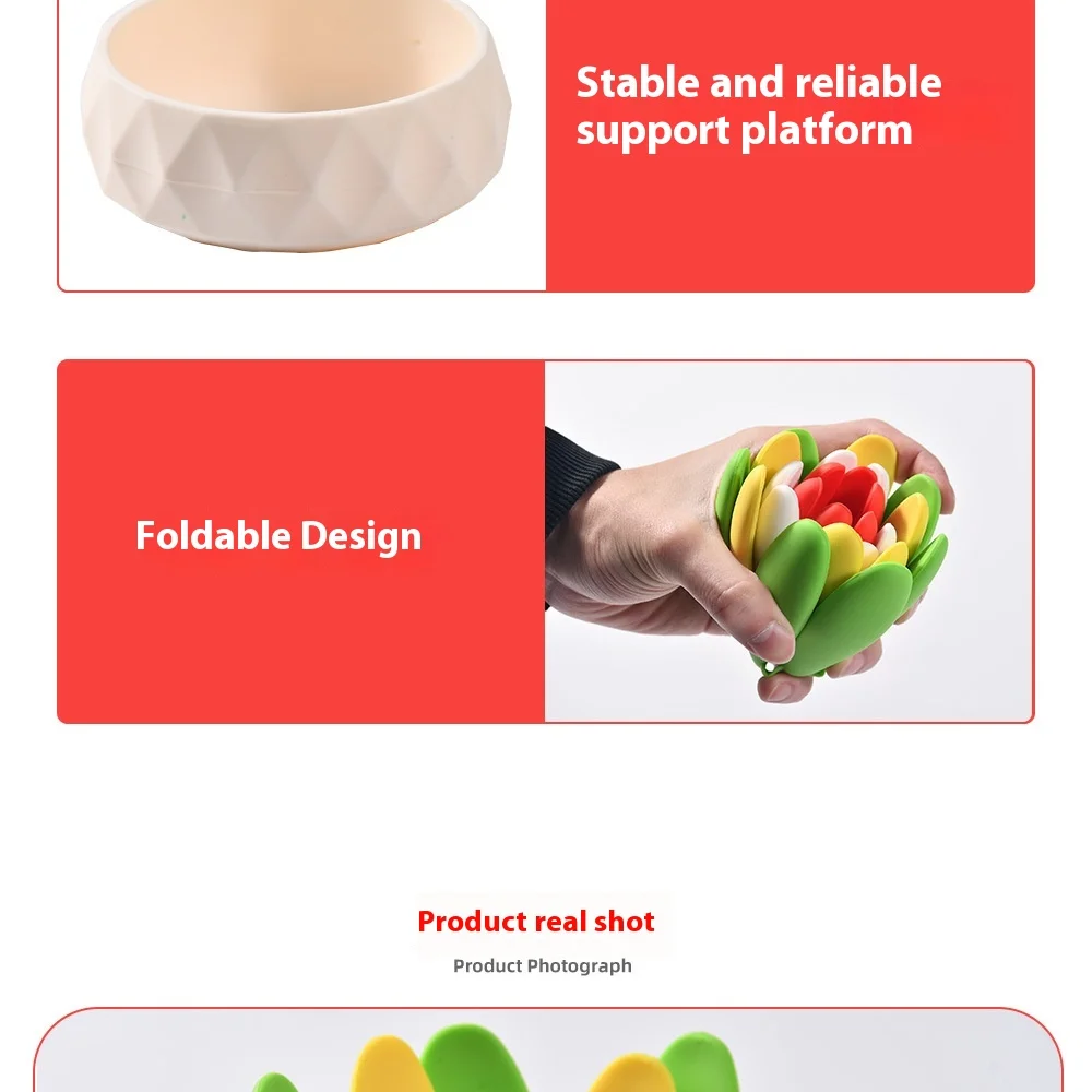 Modern Design Silicone Insulated Coaster Dining Mat Succulent Shaped High-Temperature Resistance for Coffee Pot Mat Decorations manufacture