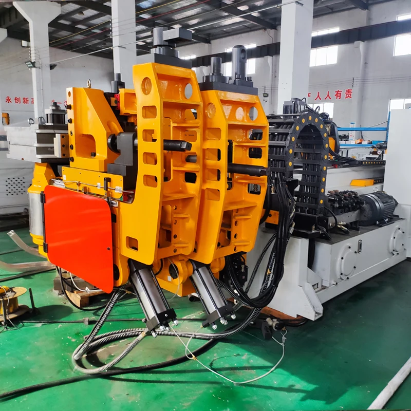 High-end Automatic BLMA 6 Axis 2 3 4 Inch Square Profile Hydraulic CNC Mandrel Tube Bender Bending Pipe Machine