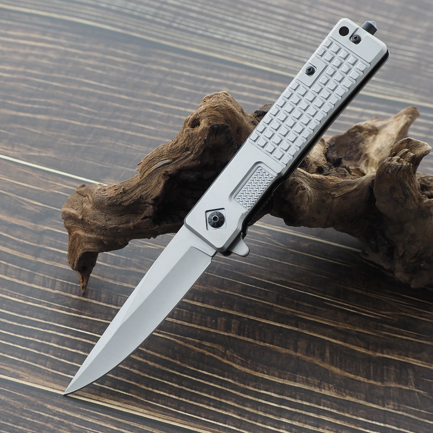 Factory Direct Sales Customizable OEM Liner Lock Pocket Folding Utility Knife with Clip for Camping