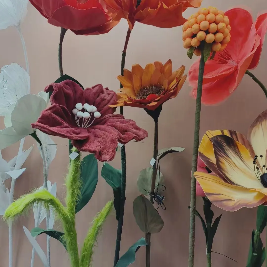 Q134 2024 Wedding Giant Flower Decoration New Design Luxury Party Stage