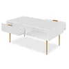 110 cm de large * 60 cm de profondeur * 45 cm de haut (table basse)