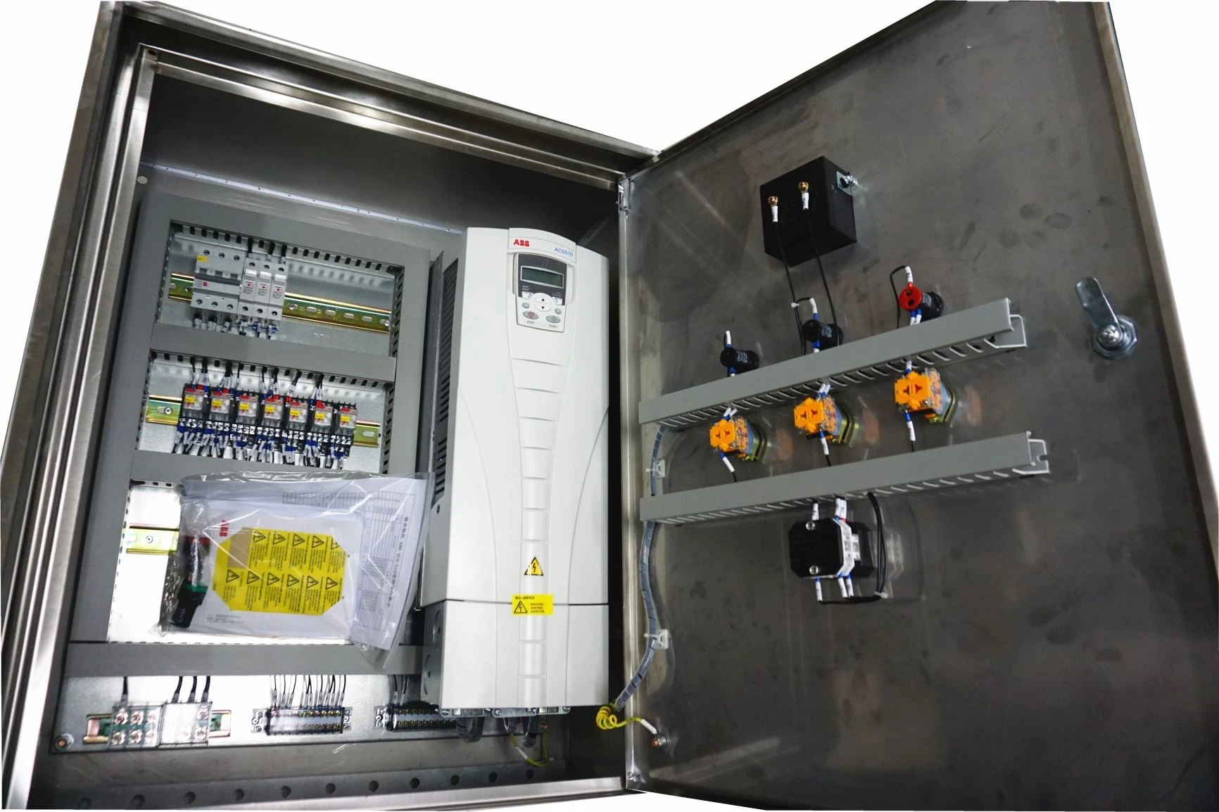 Customized  Low Voltage Metal Distribution Panel AC Control Box PLC Electric Control Cabinet VFD Water Pump Control Panel