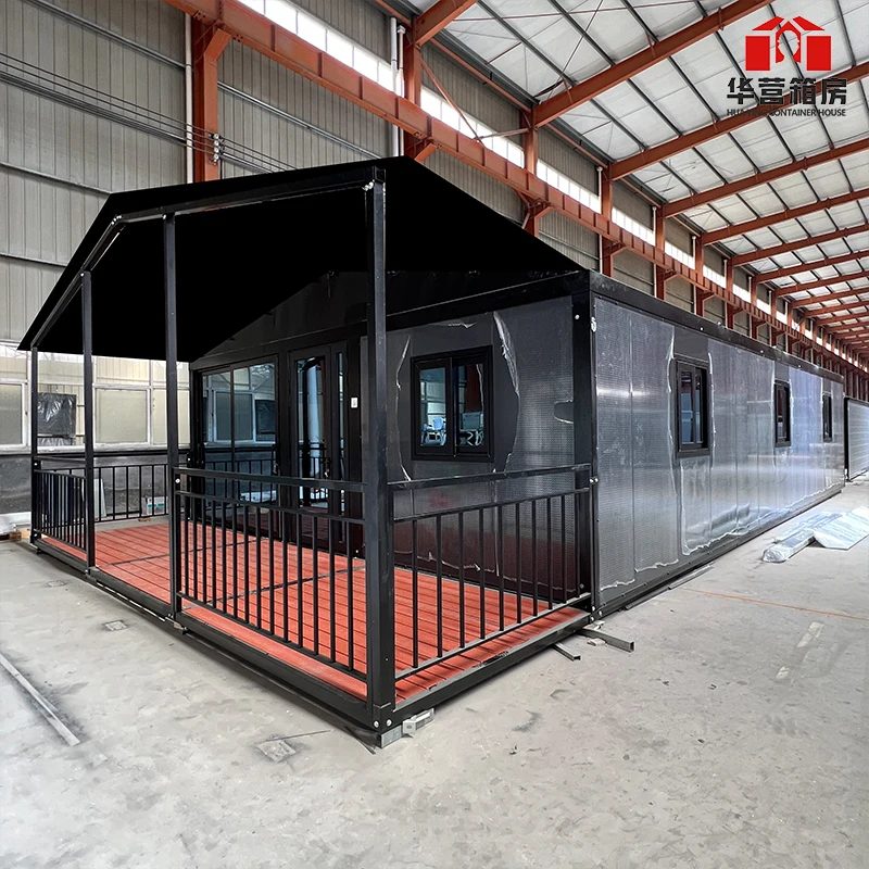 China 20FT  40FT Expandable Prefab Modular Homes Steel Prefabricated Houses Villas Modular House in Florida