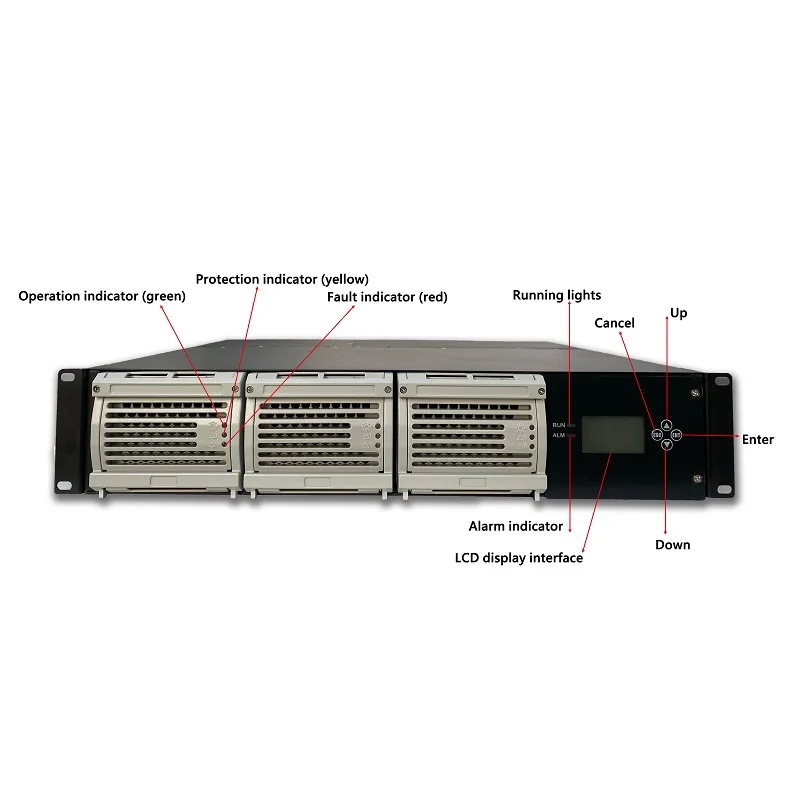 High Frequency Modular Rectifier 24V DC Power Supply with 10A/20A Output Current 220V AC/110V Input Voltage
