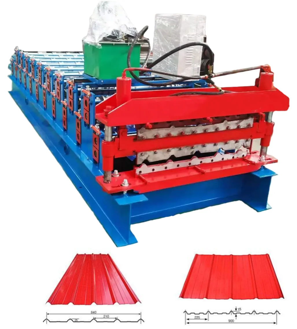 Double Layer Tile Roll Forming Machine