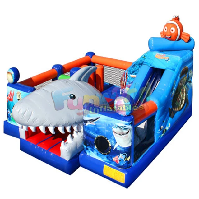 Inflatable Nemo Combo Bouncer Castle Moonwalk House air Bouncy Inflatable