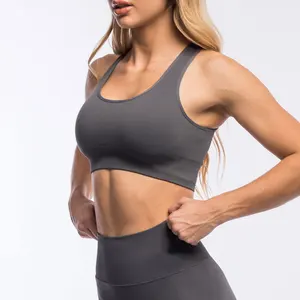 Custom Logo Sports Bra Oem Sports Sustainable Activewear Yoga Gym Fitness Bra Bralette Tops Women