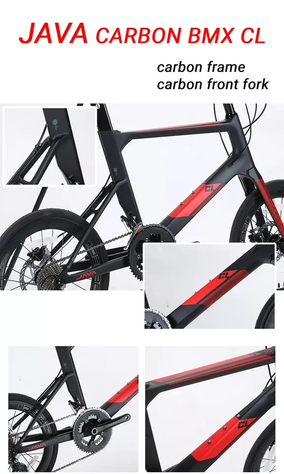 JAVA CL-CB炭素繊維フレームBMXサイクル大人ロードバイク24スピード451