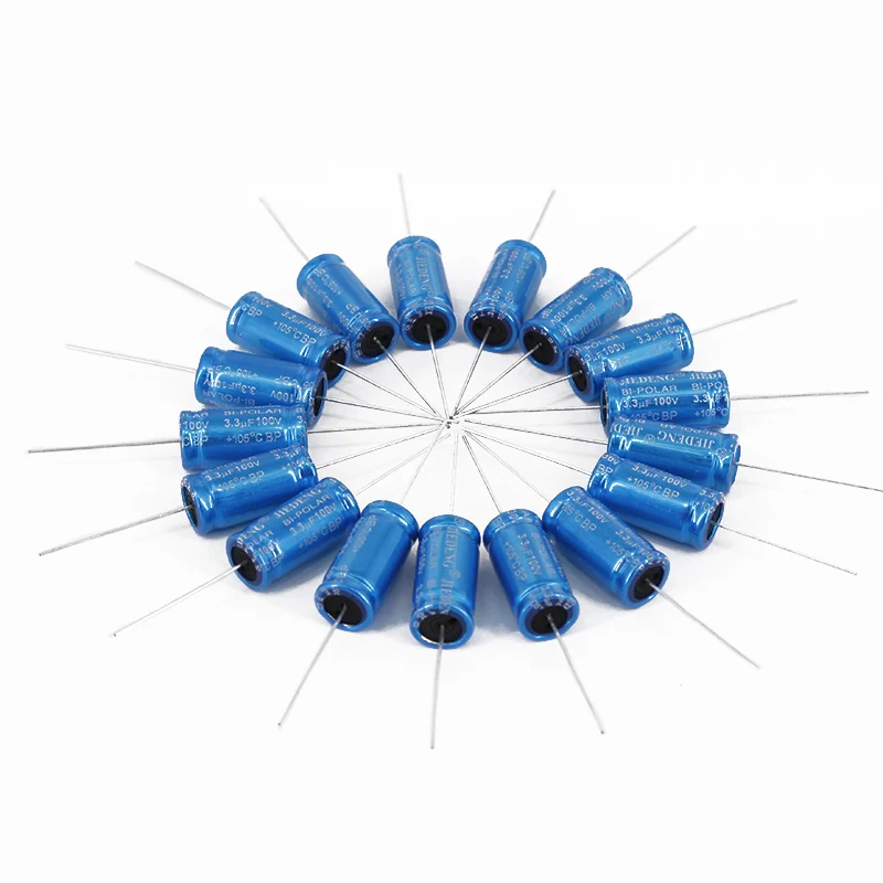 JIEDENG 8.2uF 100V Bipolar Electrolytic Crossover Capacitor OEM