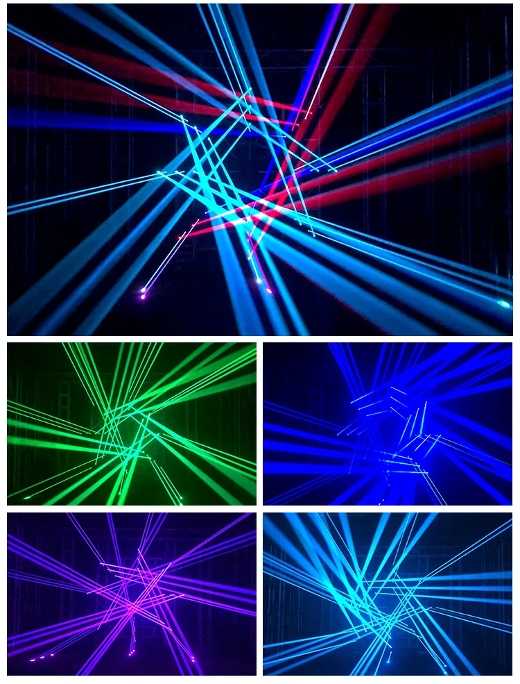 Lam Eye Laser Moving Head Light Beam Bar Heads Mw Rgb In Full