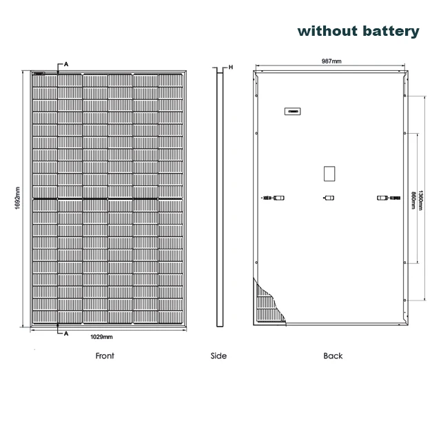 Европейская сетевая солнечная панель и инвертор 300 Вт Балконная Система 600 миниатюрная