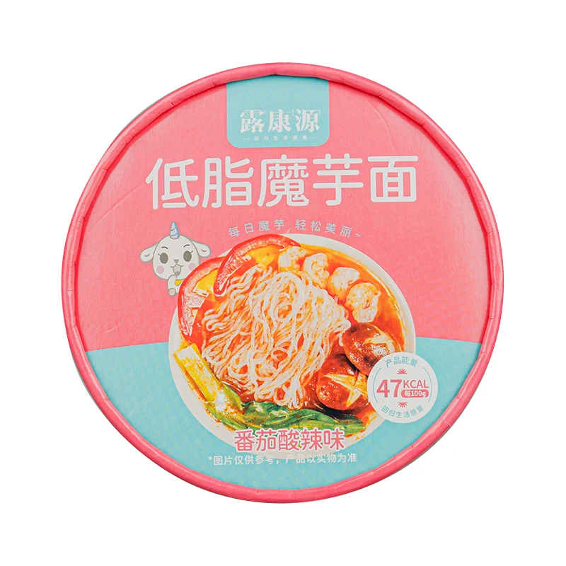 Fat Free Cup Tomato Flavor Healthy Slim Food Hot Sale The Instant  Noodles Konjac Chinese