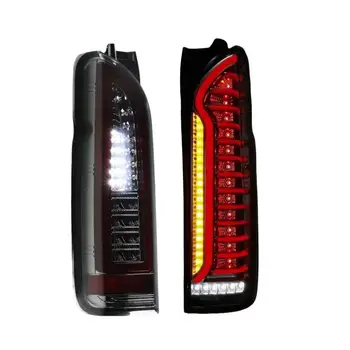 YBJ car accessories Rear Tail Lamp DRL Brake Reverse Turn Signal For Toyota Hiace 2005-2018 LED taillight Assembly