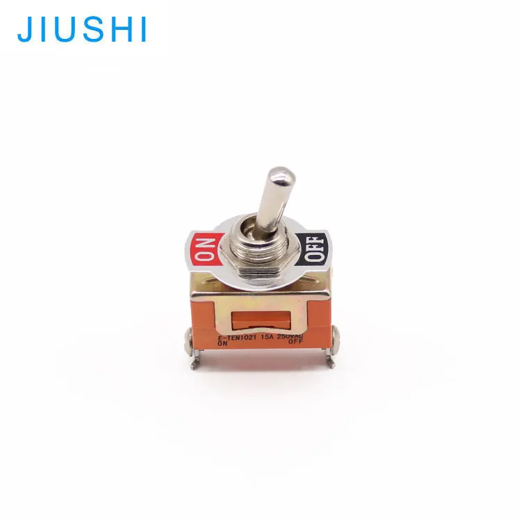 Lot De 5 Interrupteurs à Bascule ON/OFF 2 Positions - 4 Broches - 15A 250V AC - Montage 12 Mm - Pour Auto, électroménager, Industriel