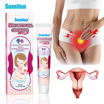 Dysmenorrhea Pain Relief Cream Lady Period Menstrual Cramps Hysterospasm Care Ointment Warm Palace Belly Medical Plaster