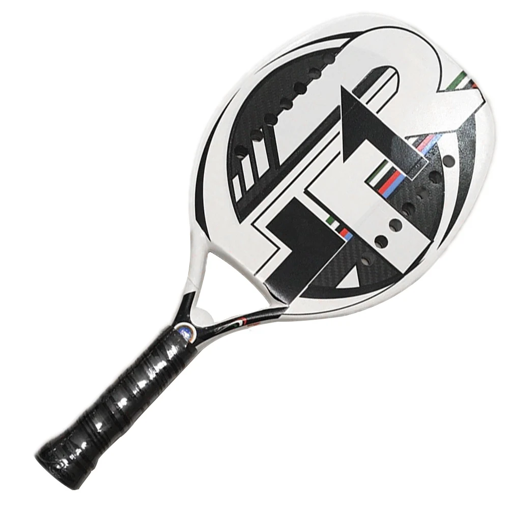 Профессиональный углеродный руль весело Junior ракеток пляжные теннисные ракетки