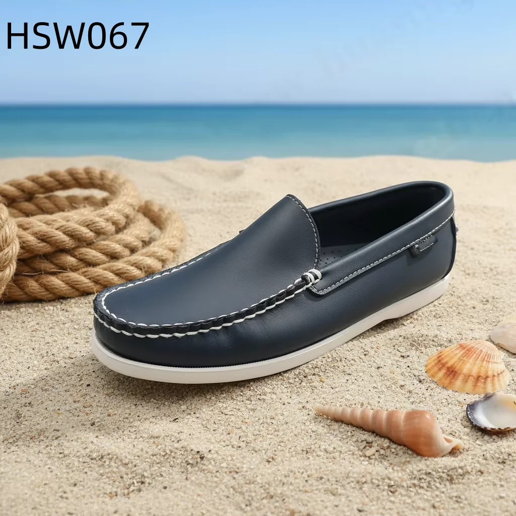 ZYF,Long Walk Slip-on Full Natural Cow Leather Pastime Driving Shoes Holiday Trip Foot-friendly Fashion Boat Shoes HSW067