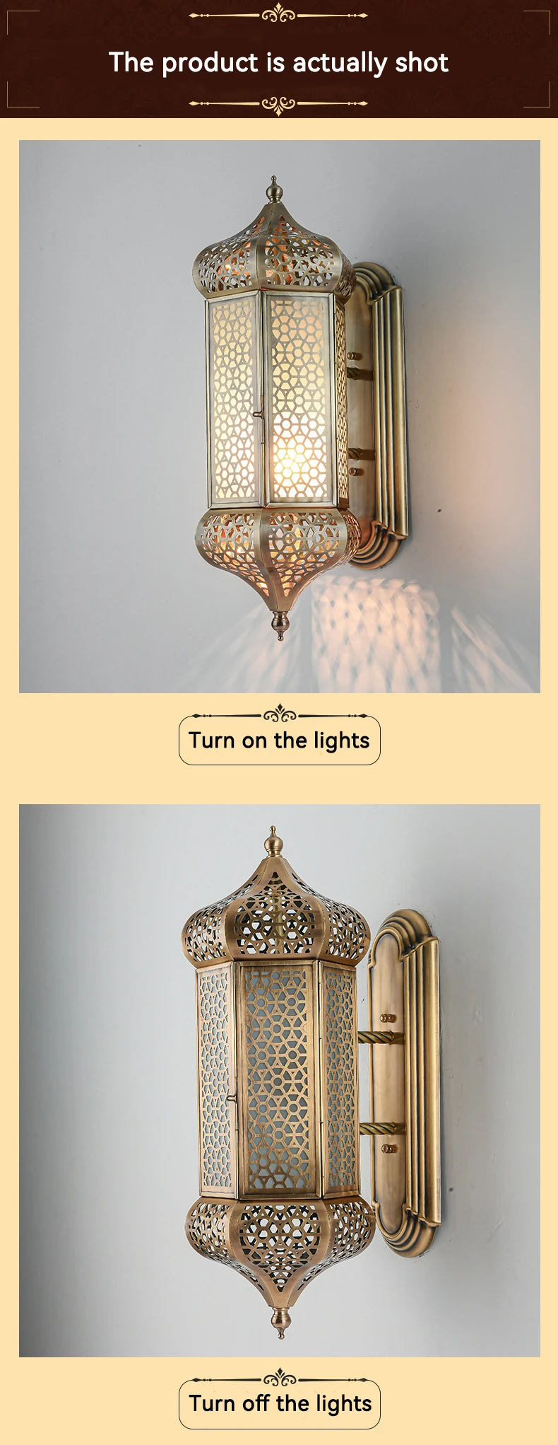 LED Copper Wall Lamps Lights