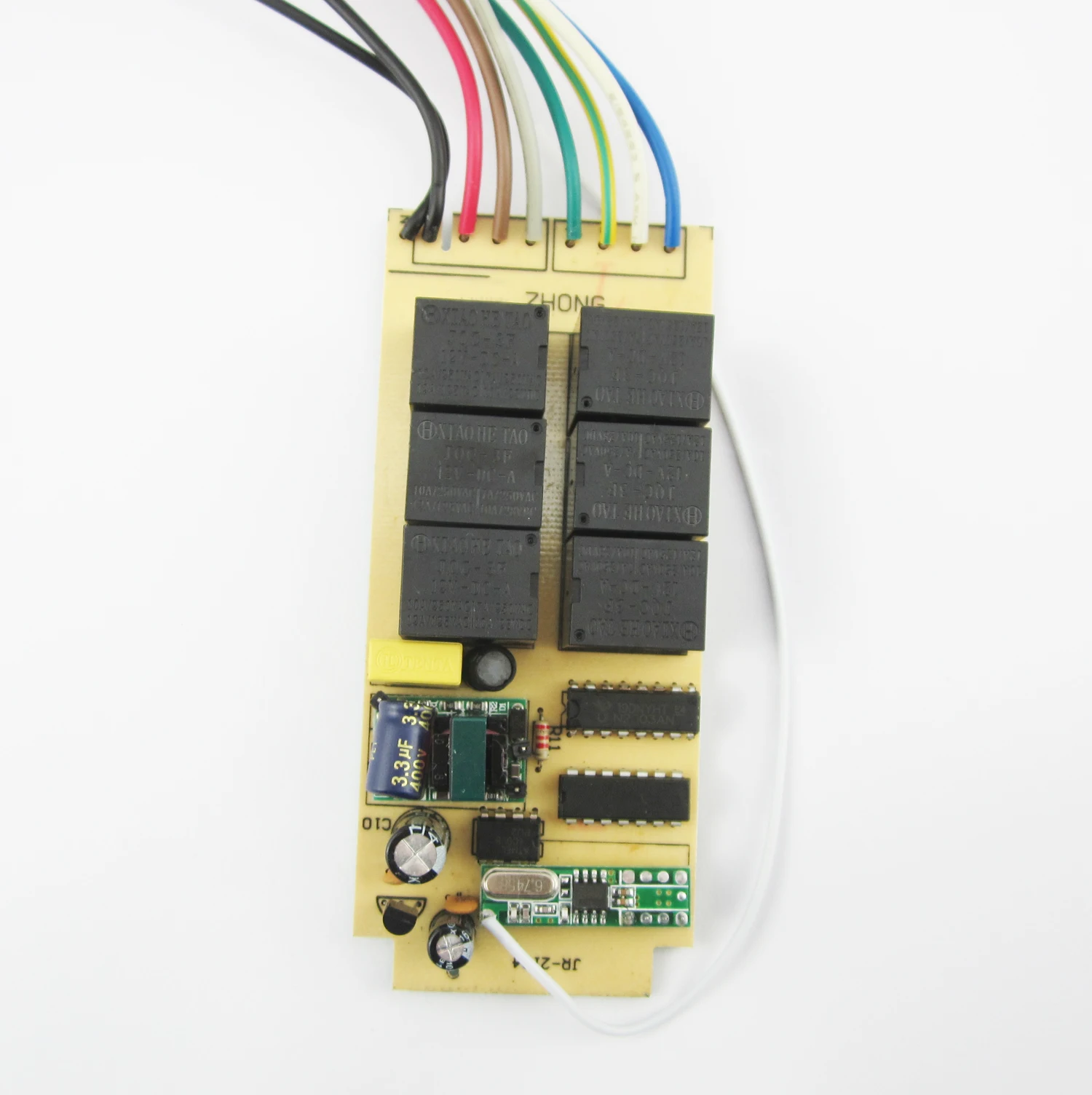 6-канальный беспроводной цифровой Радиочастотный пульт дистанционного управления