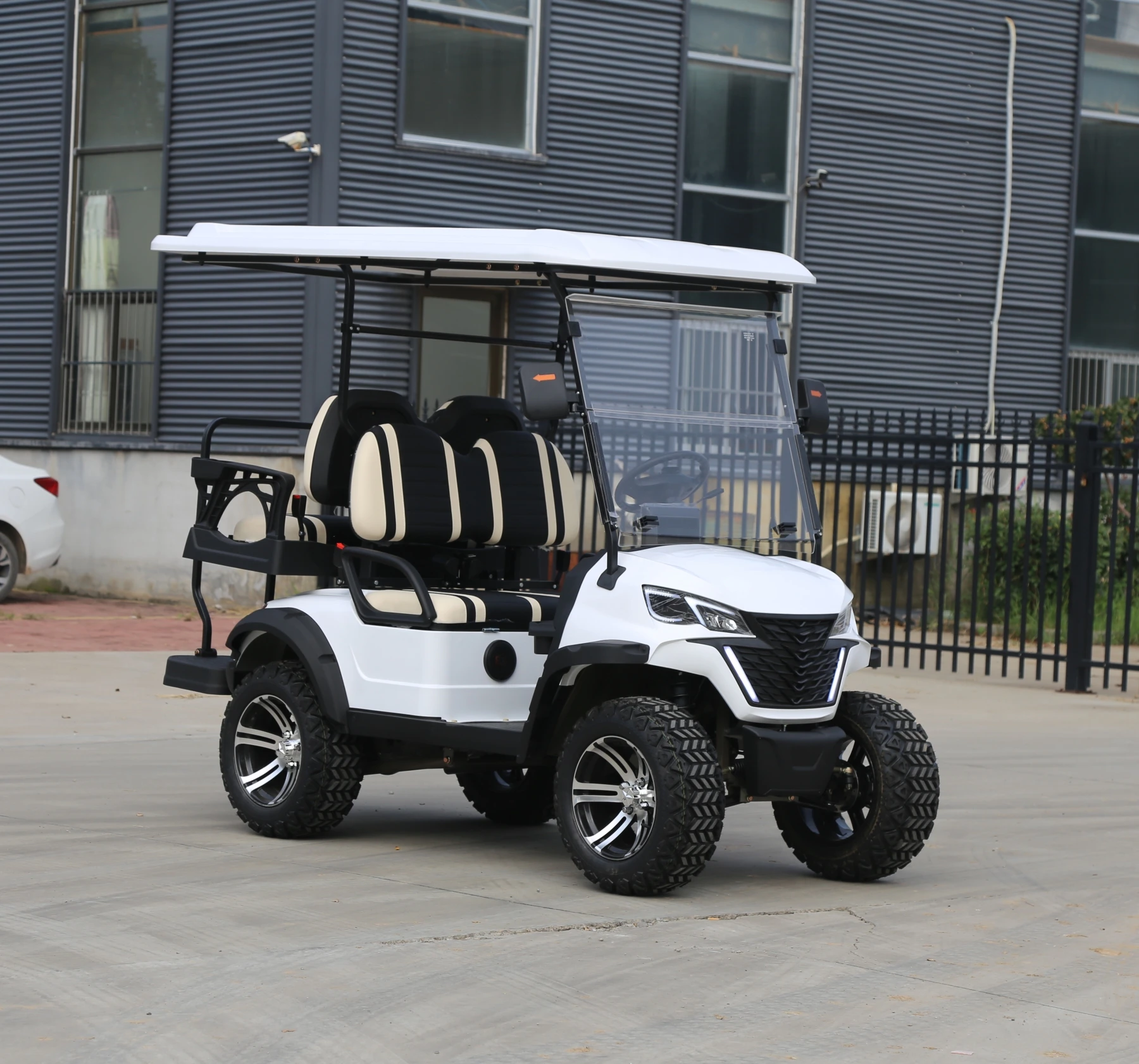 Weliftrich 72v Club Golf Cart Lifted 2+2 Passenger Golf Cart With Seats