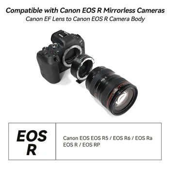 7artisans EF-EOS R Auto-Focus Lens Mount Adapter for EF/EF-S Lens to Canon RF Mount Camera EOS RP R50 R6 R10 product image