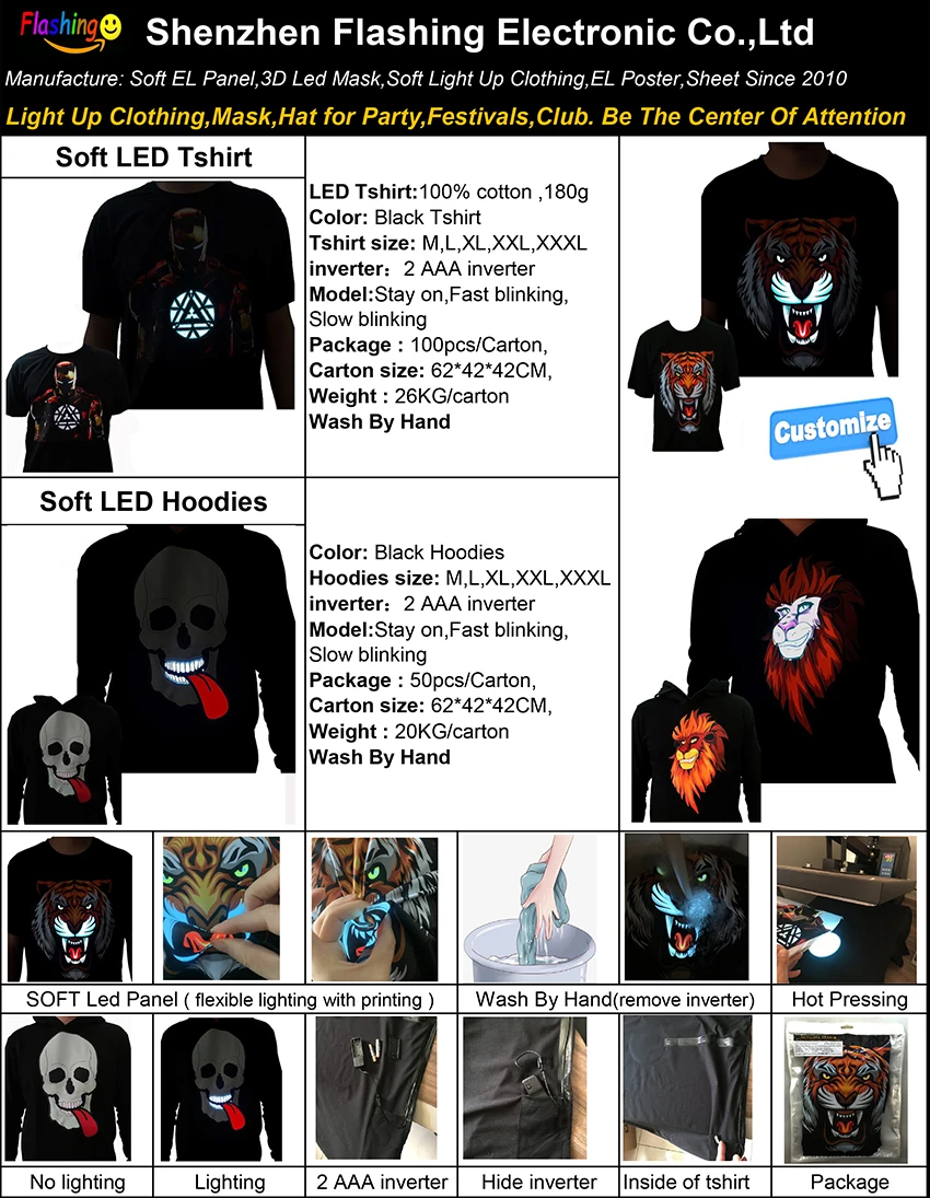 SOFT LED TSHIRT