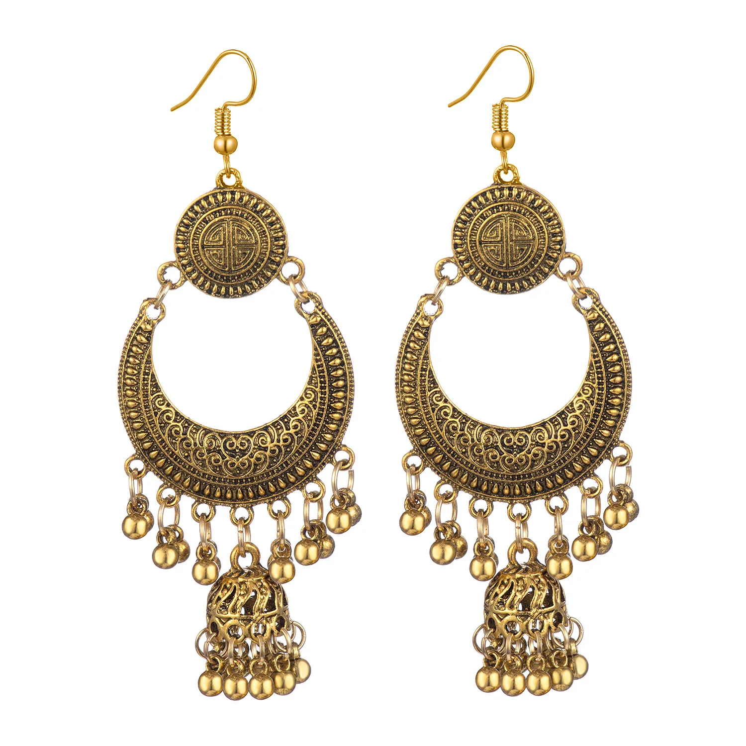 Buy YouBella Womens Fashion Earrings for Women Jewellery Traditional Jhumka Jhumki and Afghani Kashmiri Jhumka earrings for Girls and Women  ComboGolden  Silver Online at Best Prices in India  JioMart